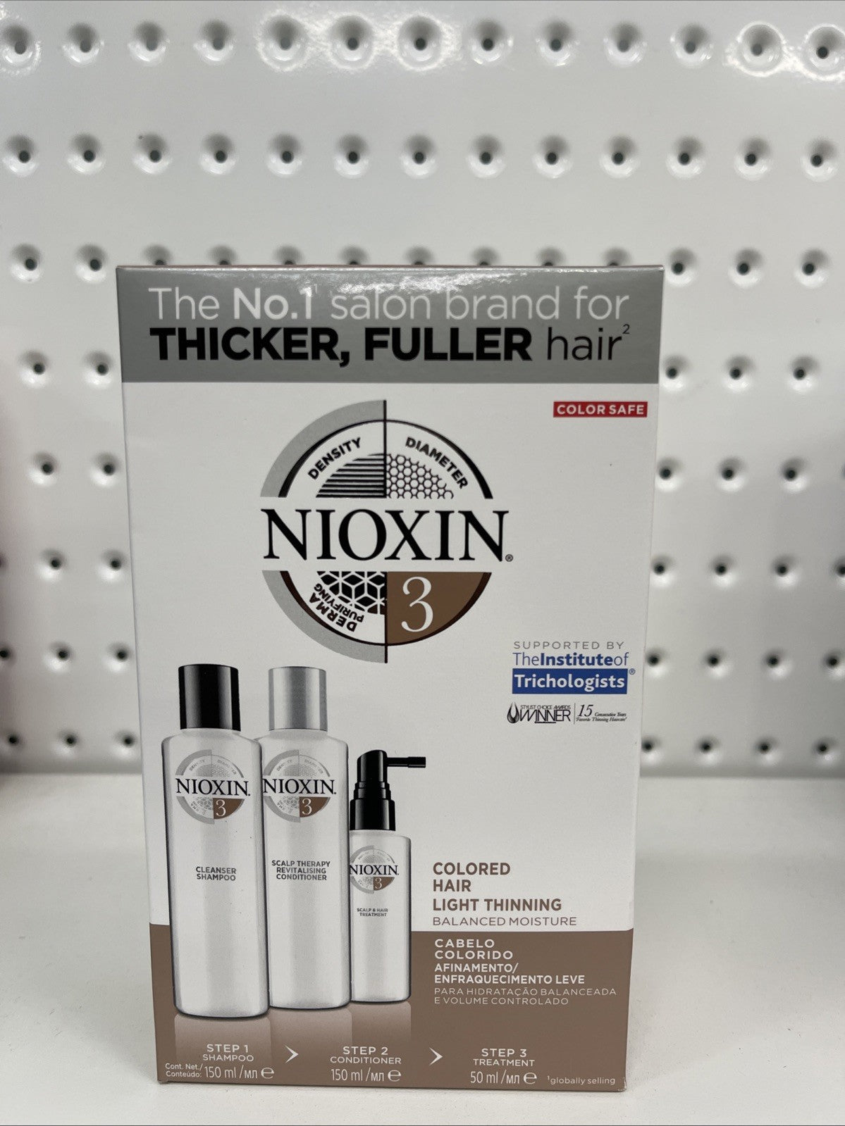 Nioxin System 3 Trial Kit for Coloured Hair with Light Thinning | AUS SELLER