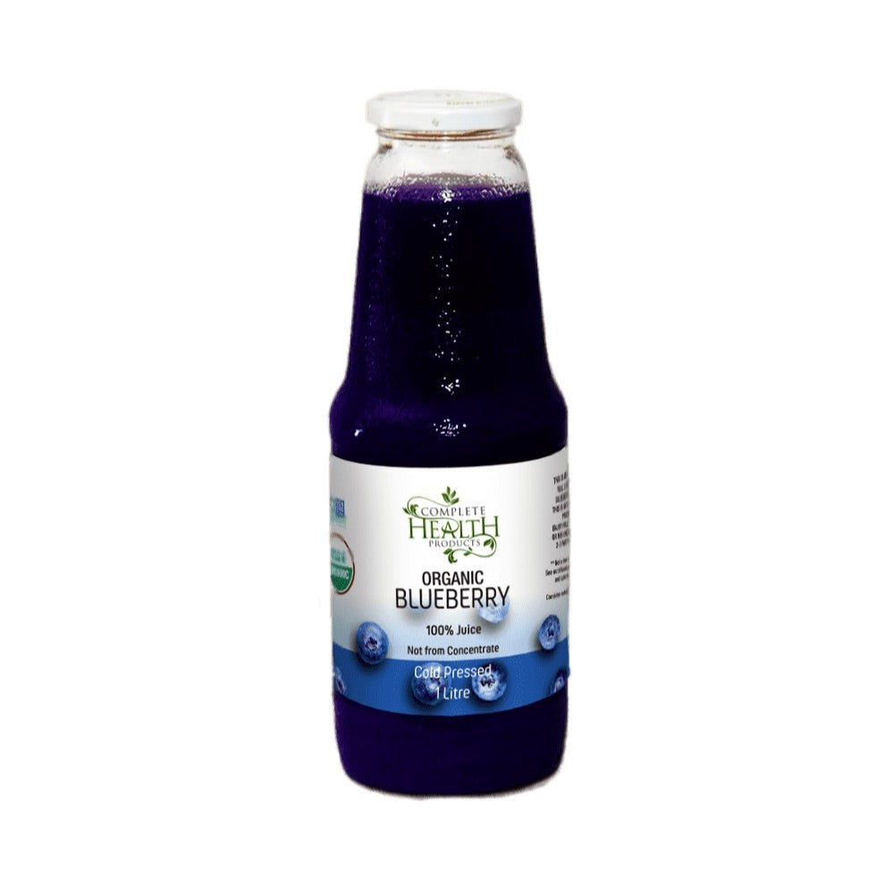 Complete Health Products 100% Organic Blueberry Juice 1L FREE SHIPPING