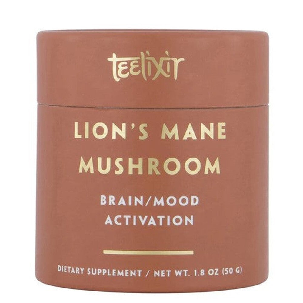 Teelixir Lion's Mane Mushroom - 50g - Brain/Mood Activation Free shipping