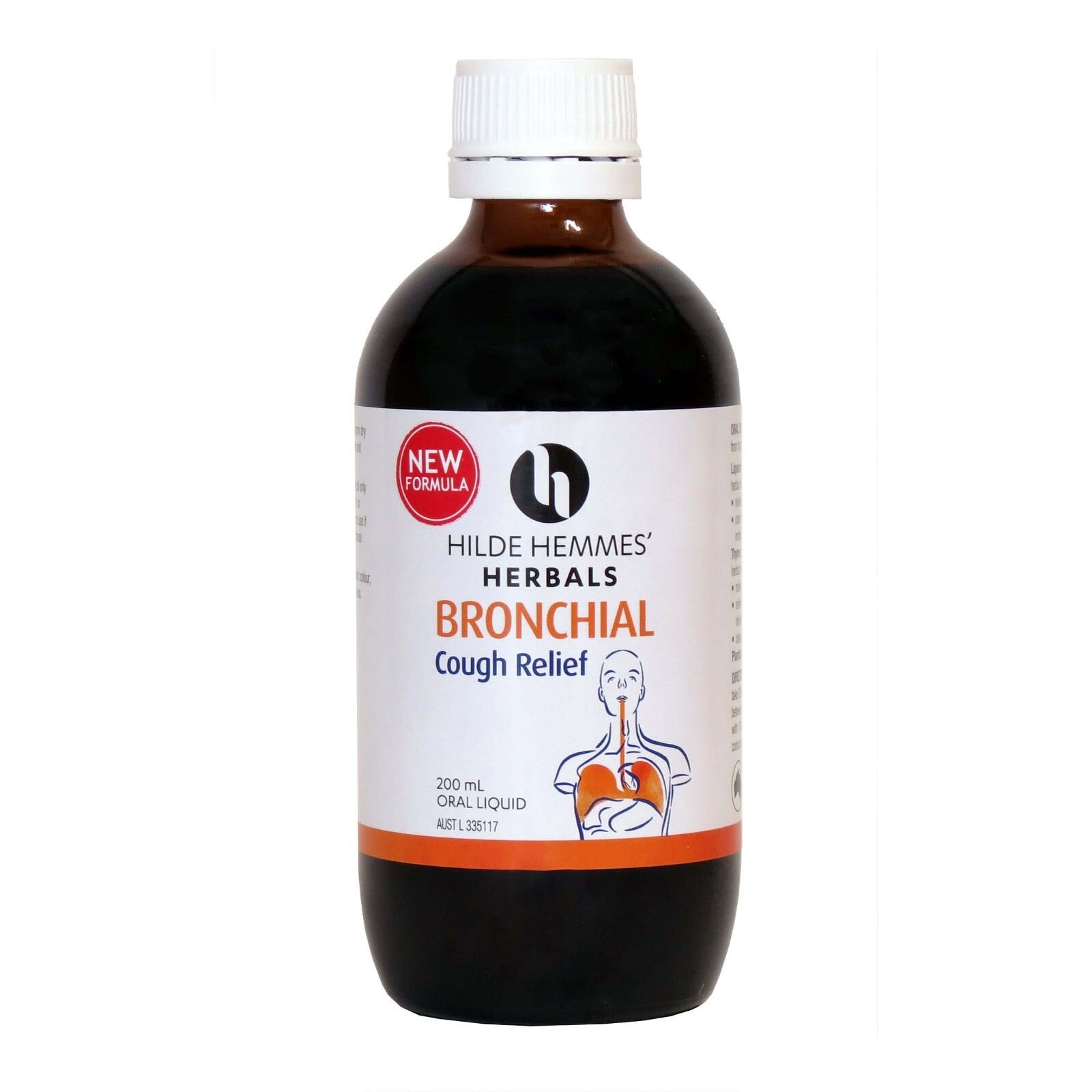 Hilde Hemmes Herbal's Herbal Bronchial Cough Relief 200ml - FREE SHIPPING