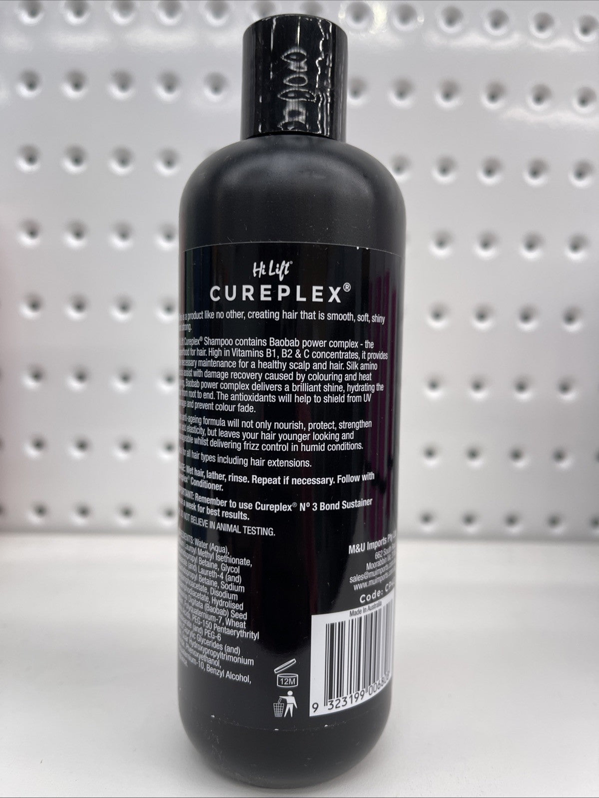 Hi Lift Cureplex Shampoo 350ml Anti Ageing Color Fade Defence Shampoo