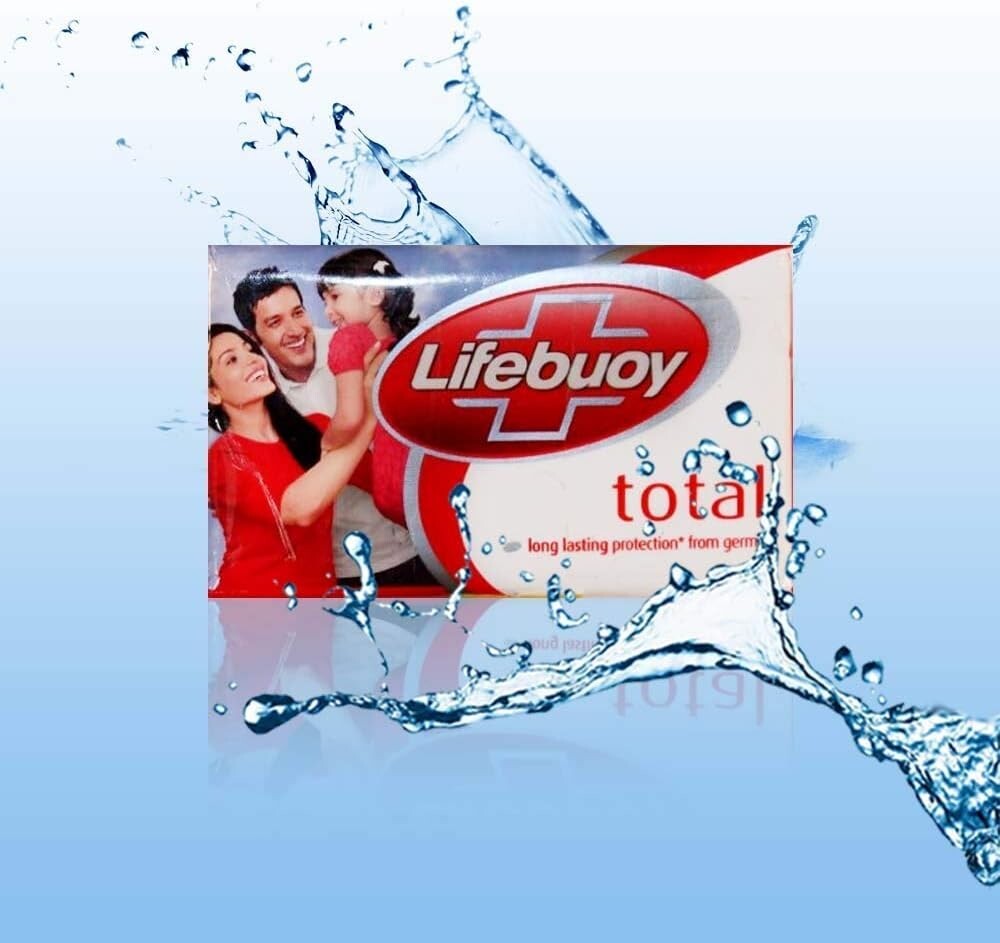 Lifebuoy Total Soap 125g (Pack of 12)  Free Shipping