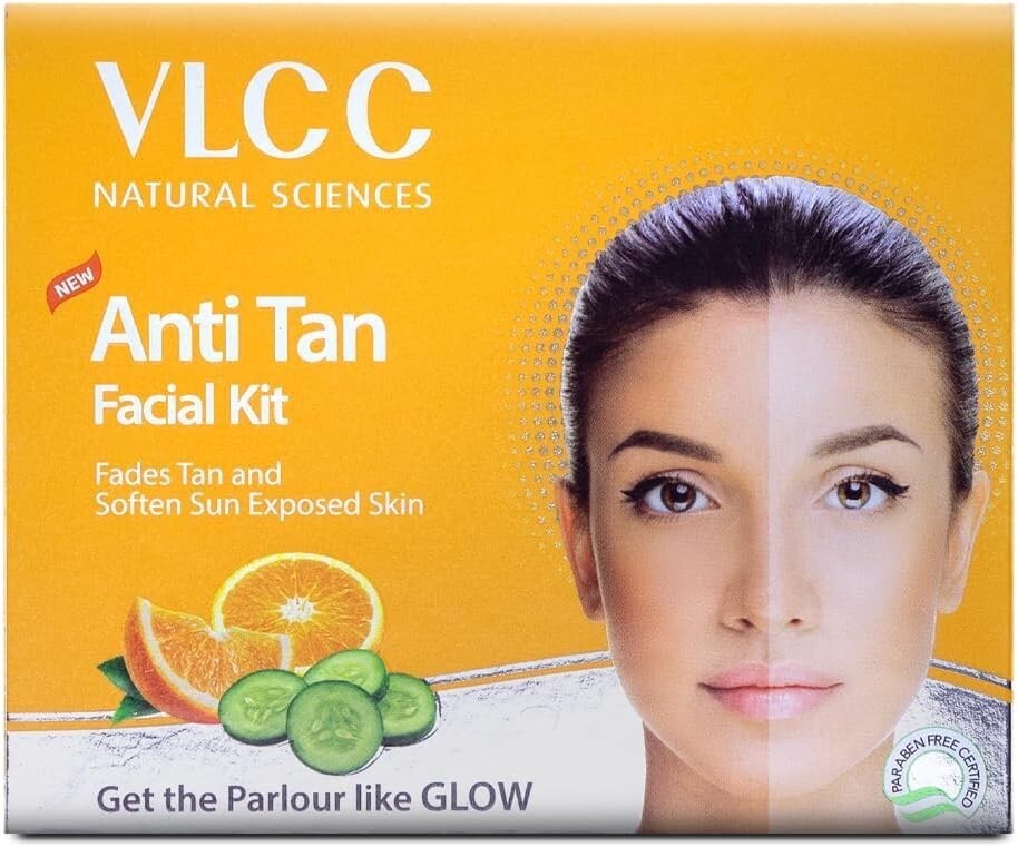 Vlcc Anti Tan Single Facial Kit, 60gm / Fades Tan and soften sun exposed skin