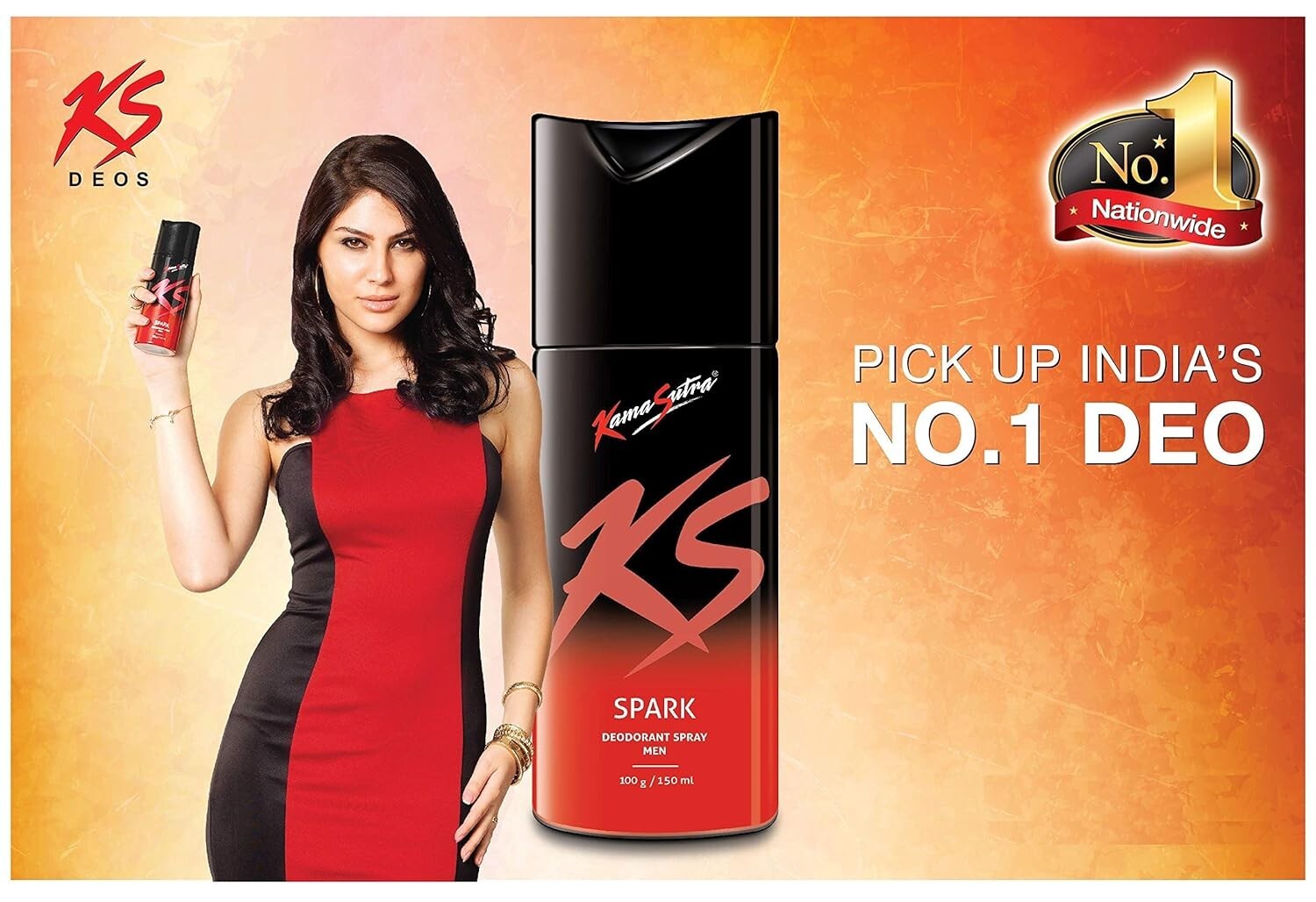 Kama Sutra Spark Deodorant Spray For Men (150 ml)