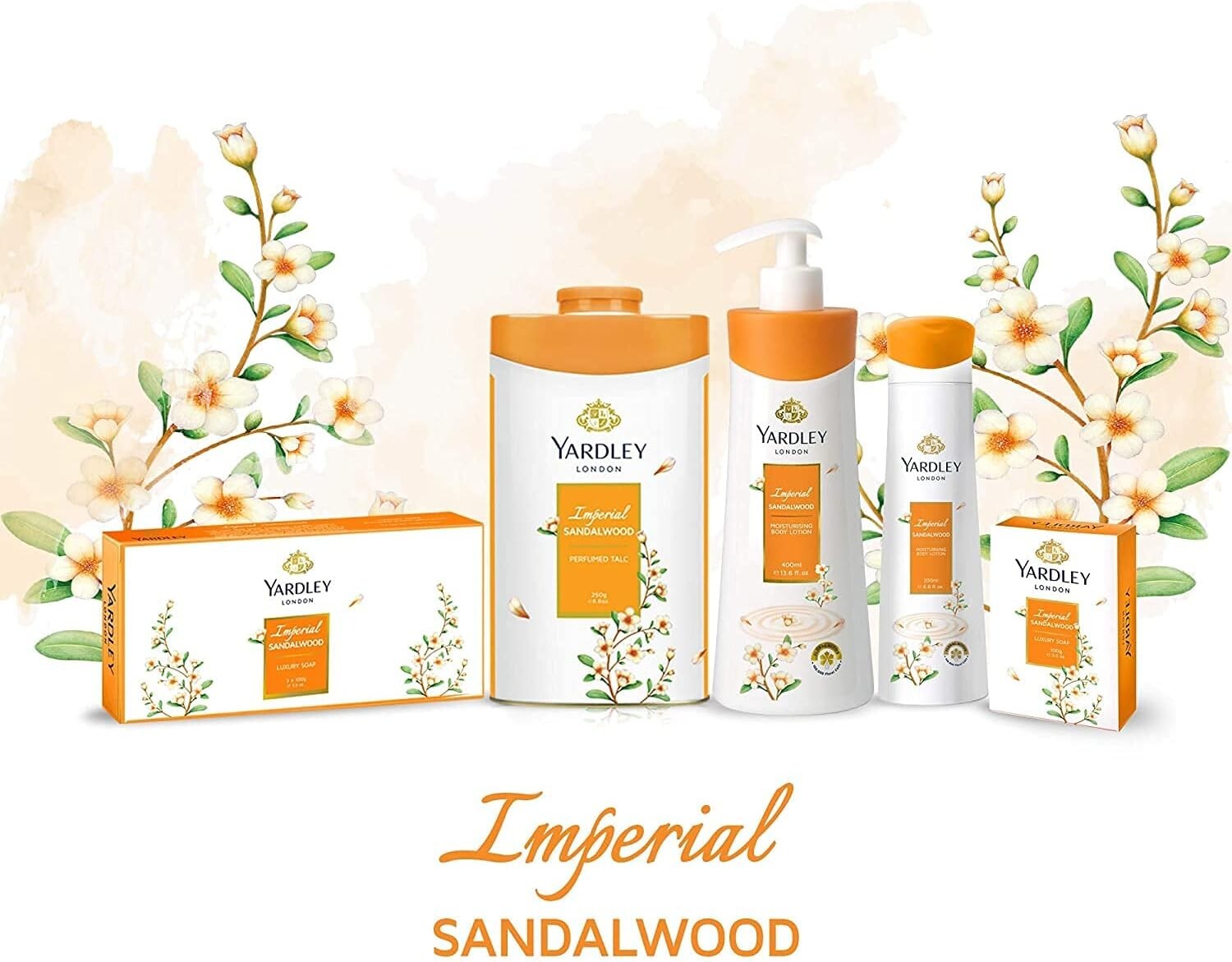 Yardley Sandalwood Perfumed Talc 250g - Luxury Fragrance Powder  Free Shipping