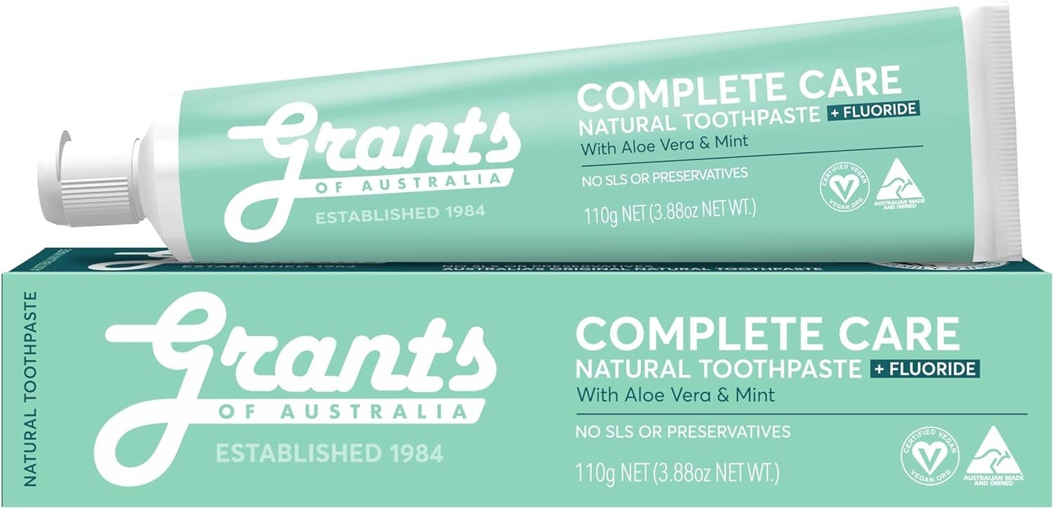 NEW Complete Care with Fluoride Natural Toothpaste - 110g  Free Shipping