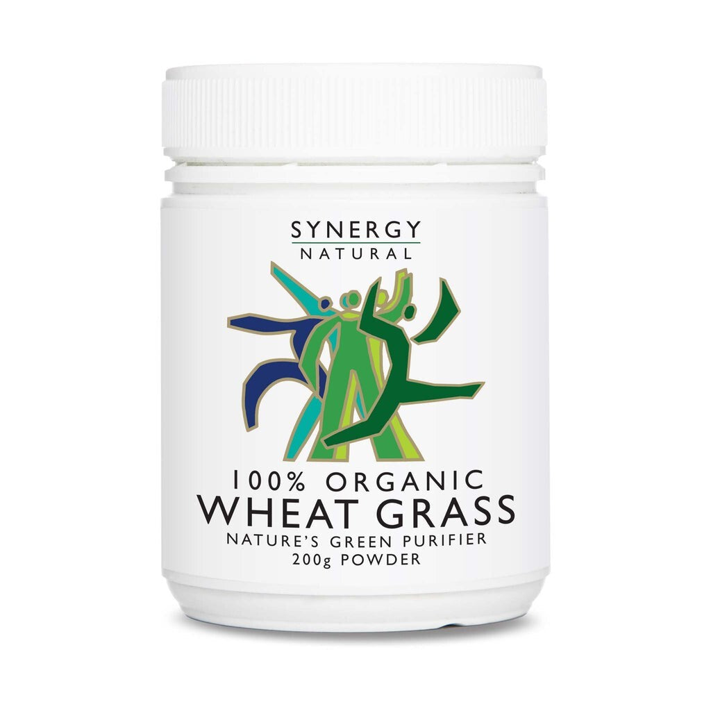 Synergy Natural Organic Wheat Grass POwder 200g Wheatgrass Free shipping