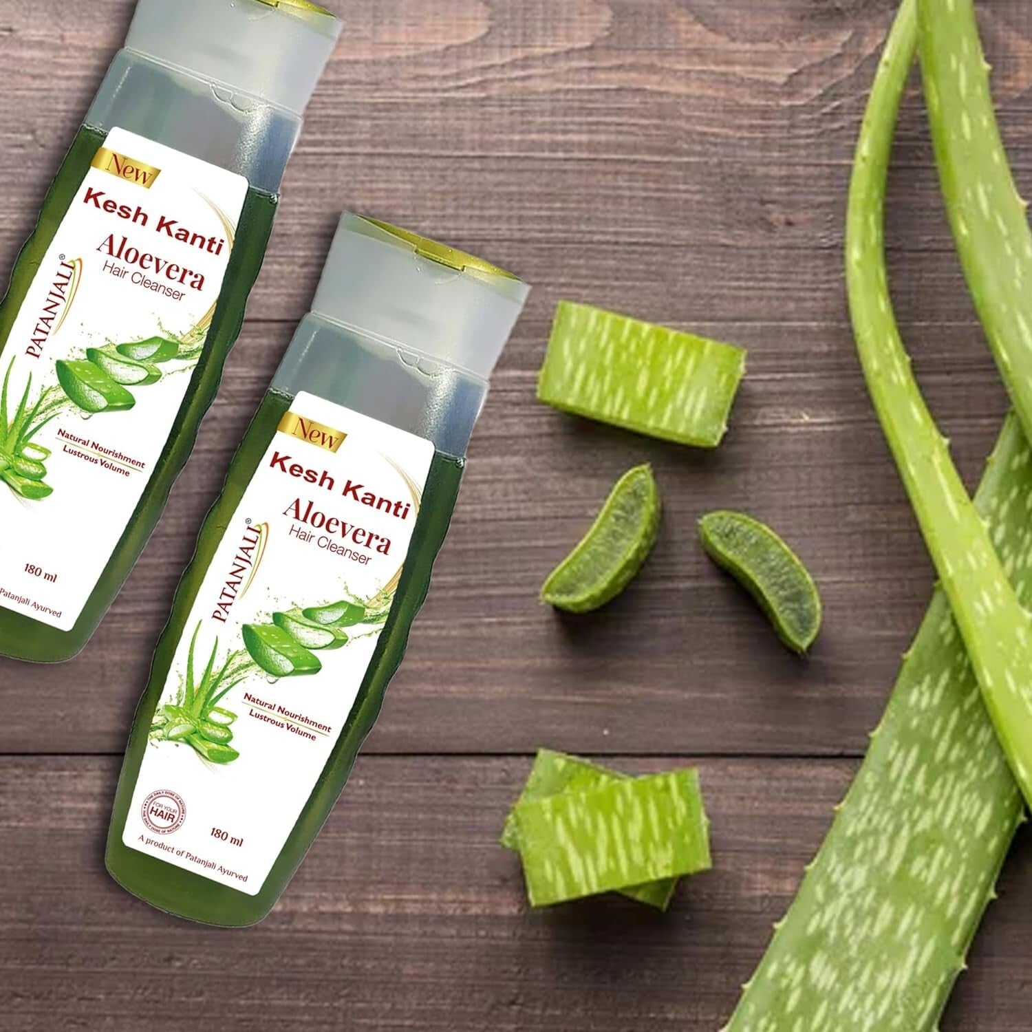 2 x Patanjali Kesh Kanti Aloe Vera Hair Cleanser 200ml (6.76 oz)  Free Shipping