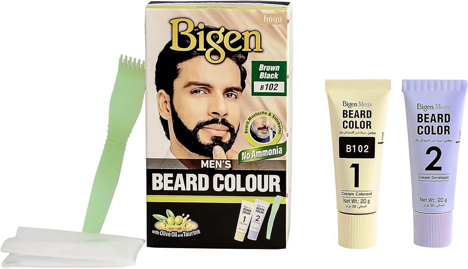 BIGEN MEN'S BEARD COLOUR B103 DARK BROWN