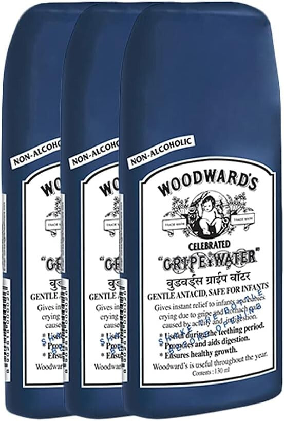 Woodward'S Gripe Water 130Ml (Pack of 3)  Free Shipping