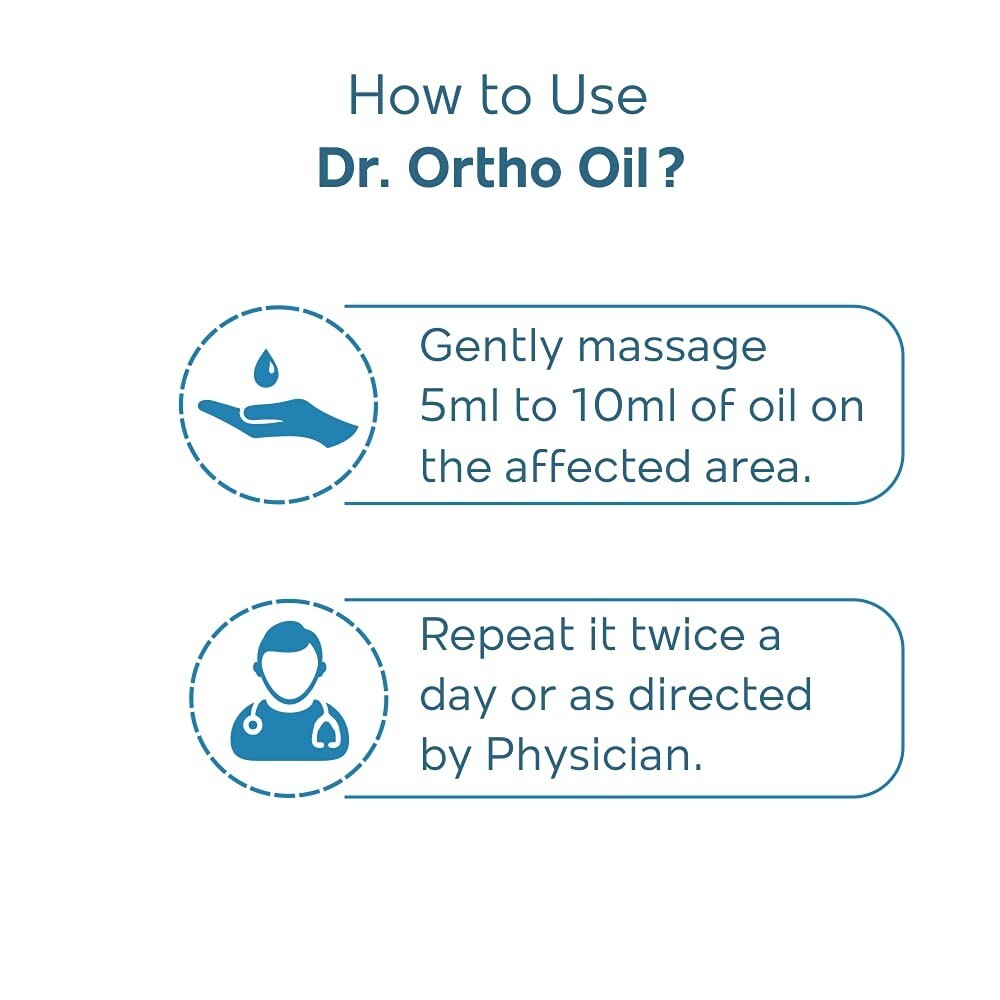 Dr Ortho Oil - 120 ml (Pack of 2)  Free Shipping