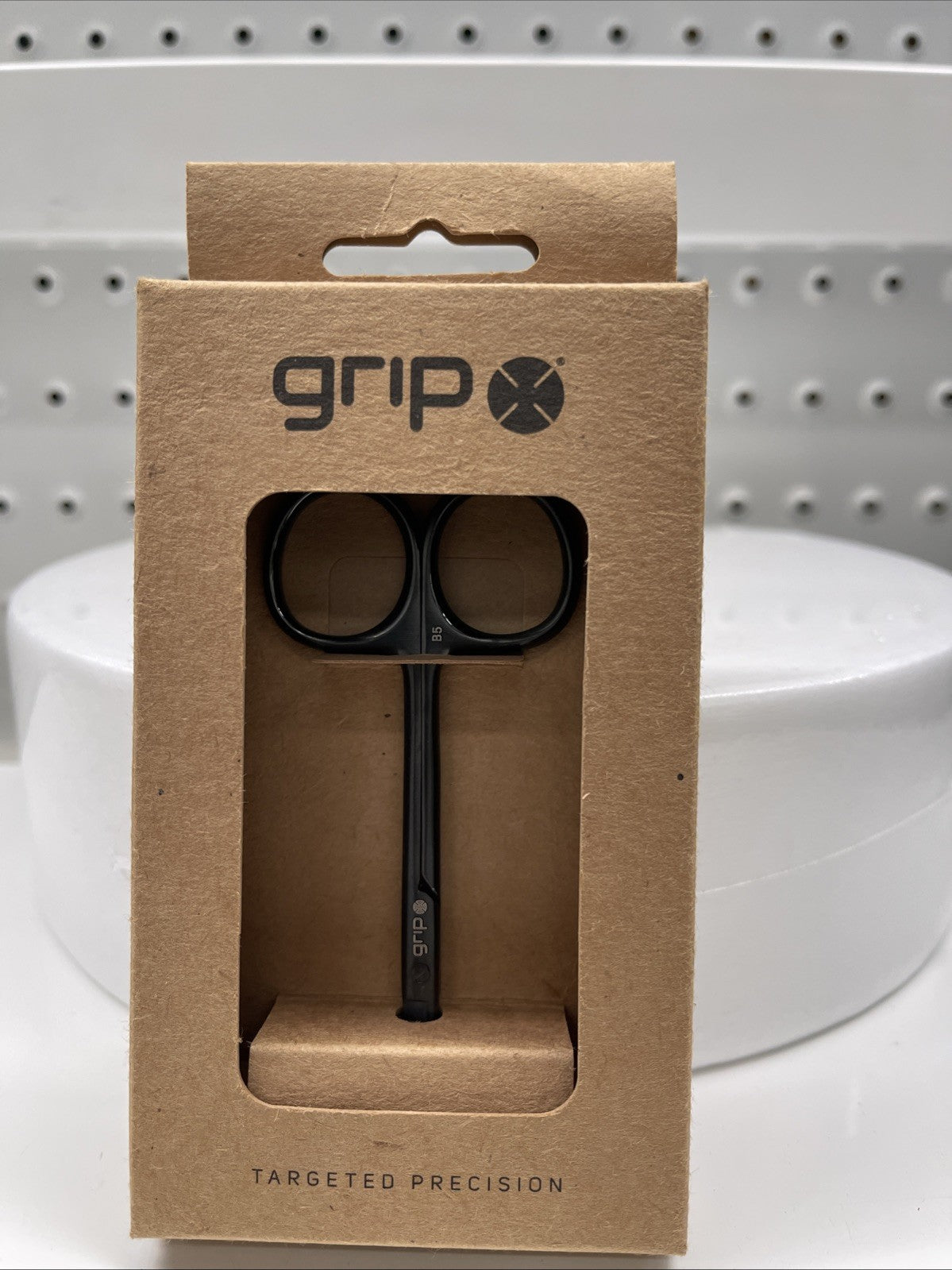 Caronlab Grip Precision Nail Tip Scissors B5 (Matte Black) Cutter Trimmer