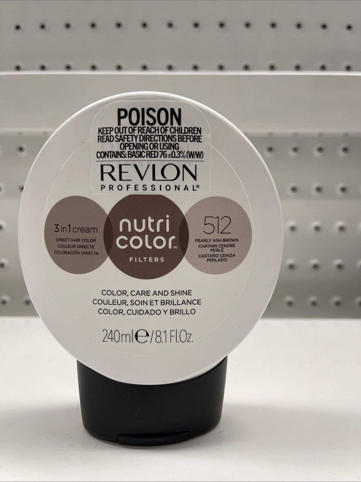 Revlon Nutri Color Filter 3 in 1 Colour Creme 512 Pearly Ash Brown 240ml