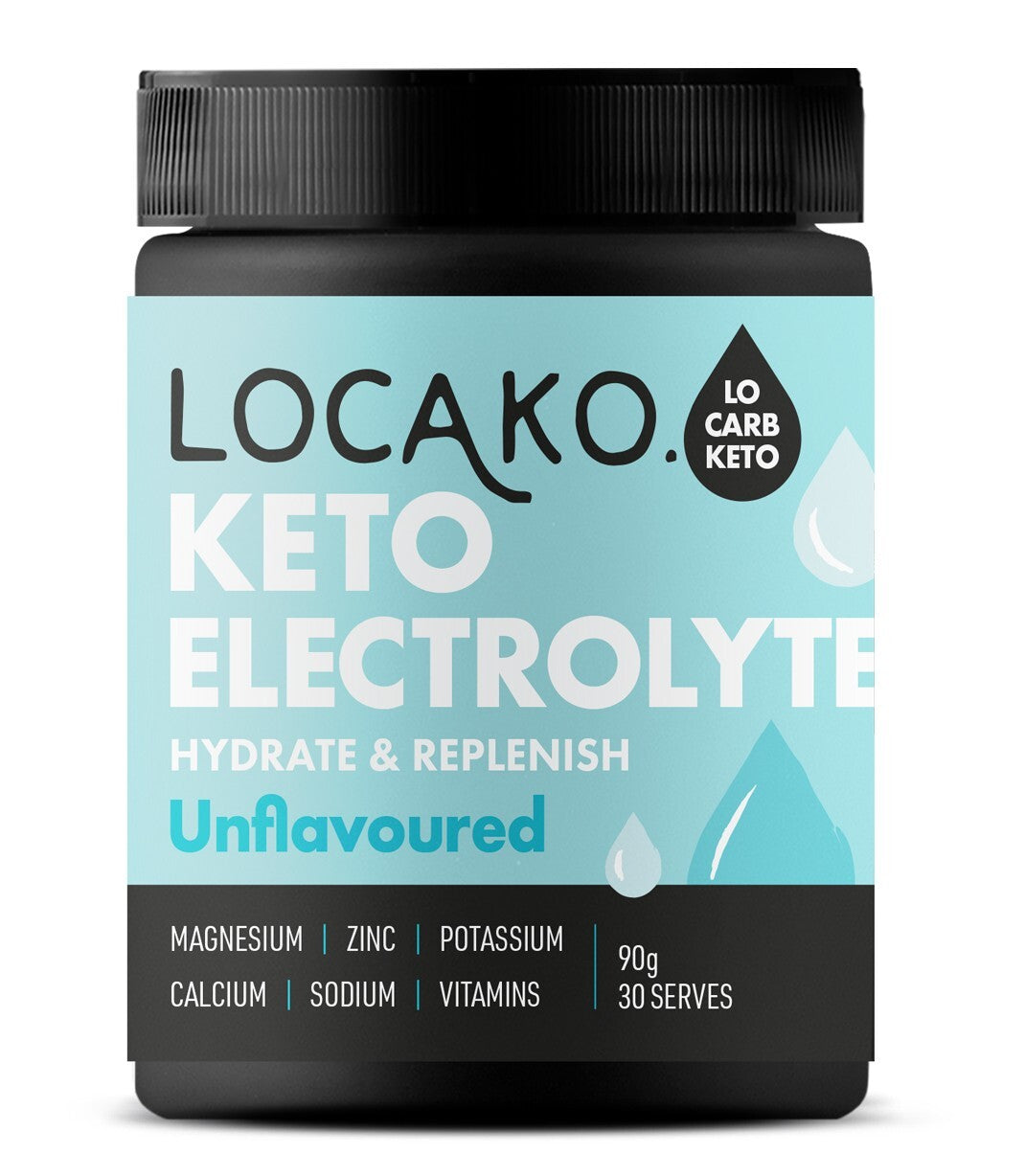 New Locako Keto Electrolyte Hydrate & Replenish Unflavoured 90g