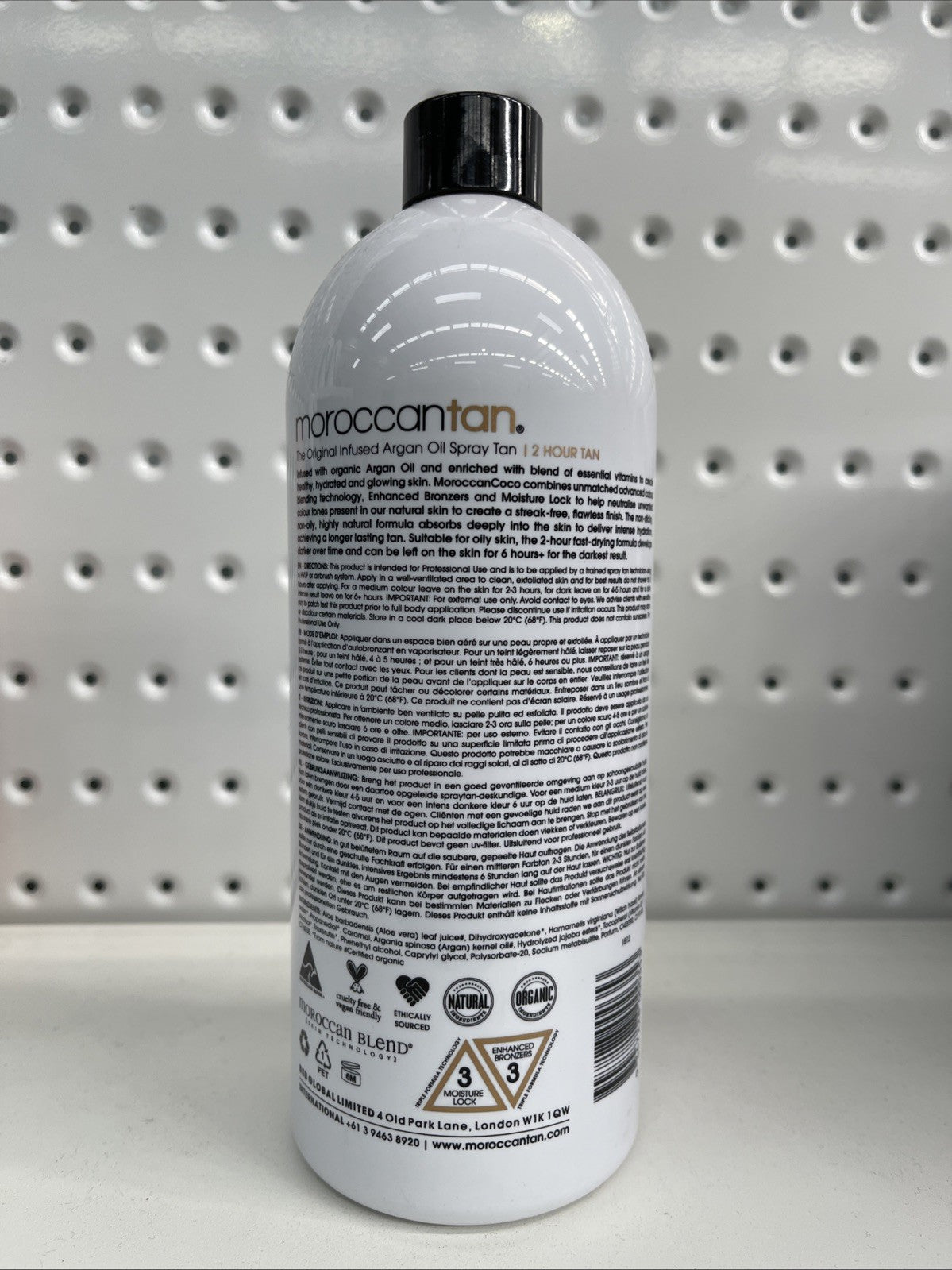 Moroccan Tan Coco 14% DHA 2 Hour Tan 1 Ltr  Free Shipping