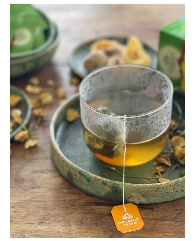 Organic India Tulsi Ashwagandha 25 Tea Bags  Free Shipping