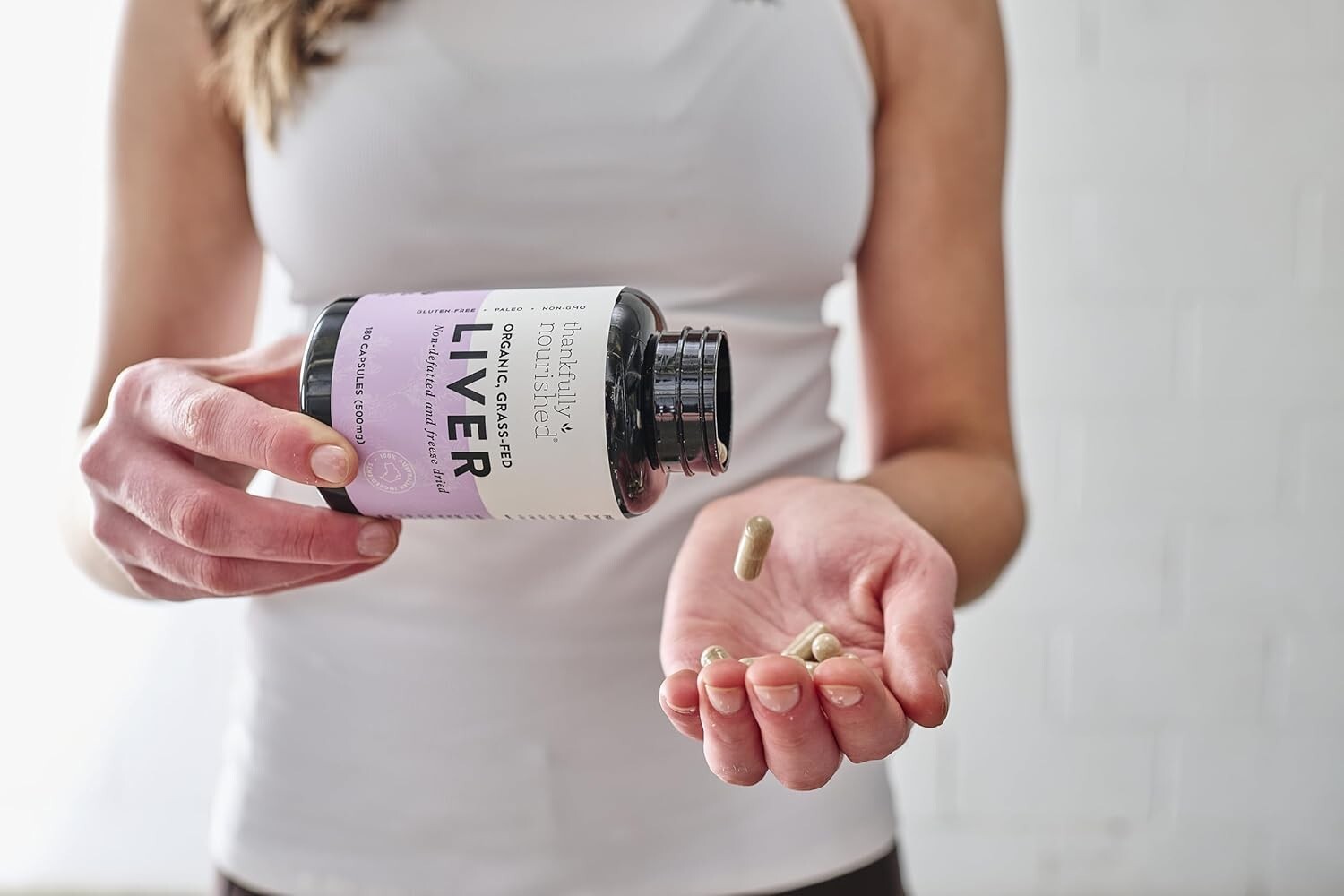 Thankfully Nourished Australian Organic Liver 180 caps  Free Shipping