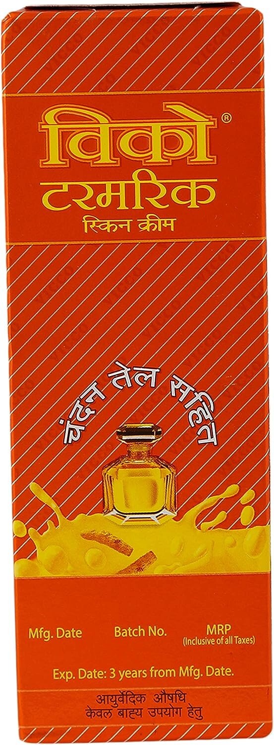 Vicco Turmeric skin Cream 70gm / Prevents cures skin infections  Free Shipping