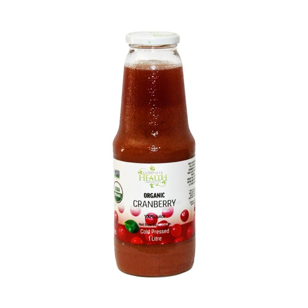 Complete Health Products 100% Organic Cranberry Juice 1L FREE SHIPPING