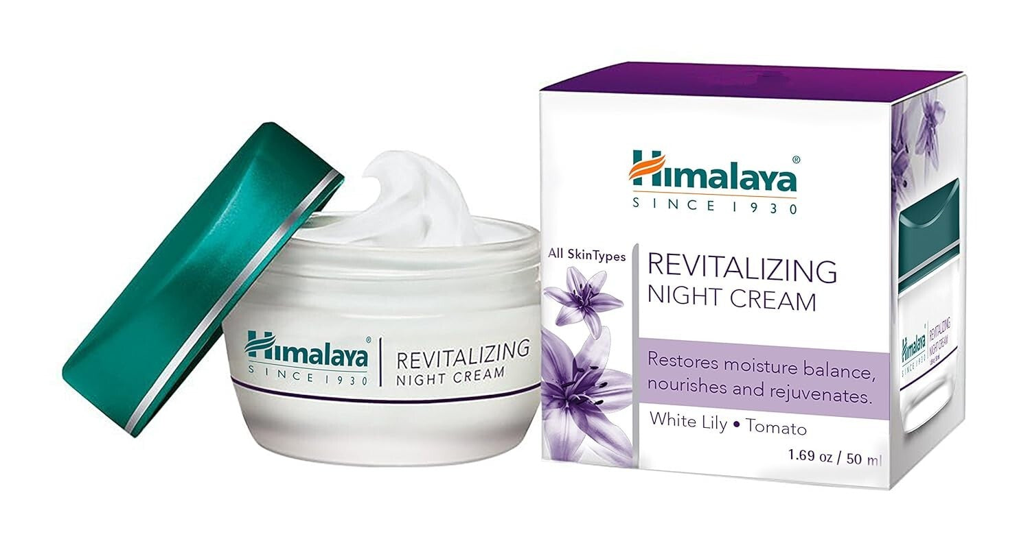 Himalaya Revitalizing Night Cream with white lily | Renews, repairs & hydrates