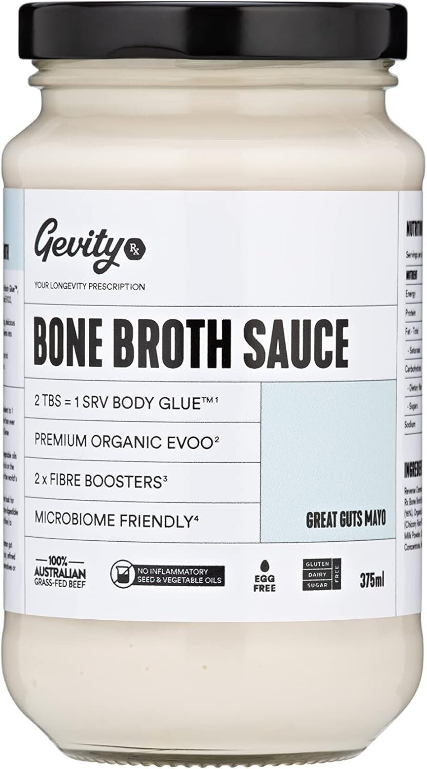 Gevity Rx Bone Broth Total Tummy Mayo 375ml  Free Shipping