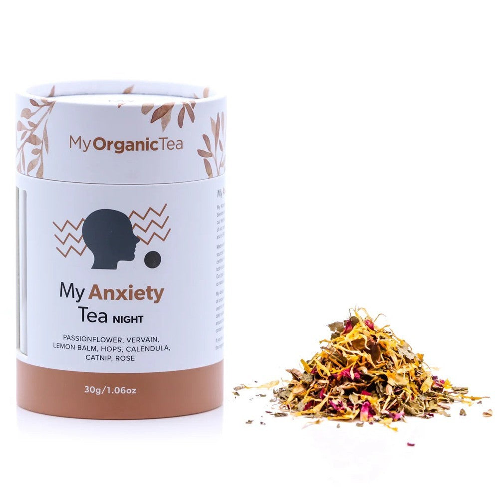 My Anxiety Tea NIGHT 30 Grams (Approx. 20 Serves) Organic Tea Australia FREESHIP