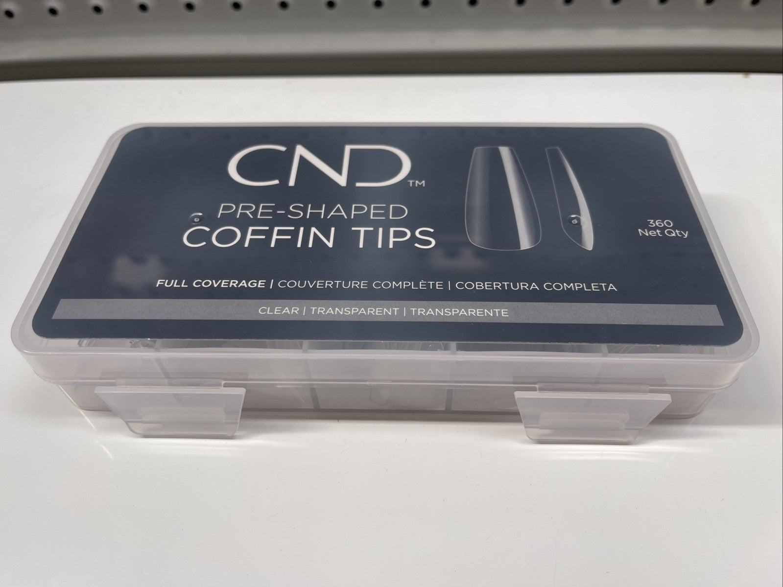 Cnd Pre-shaped Coffin Nail Tips 360pk Free Shipping