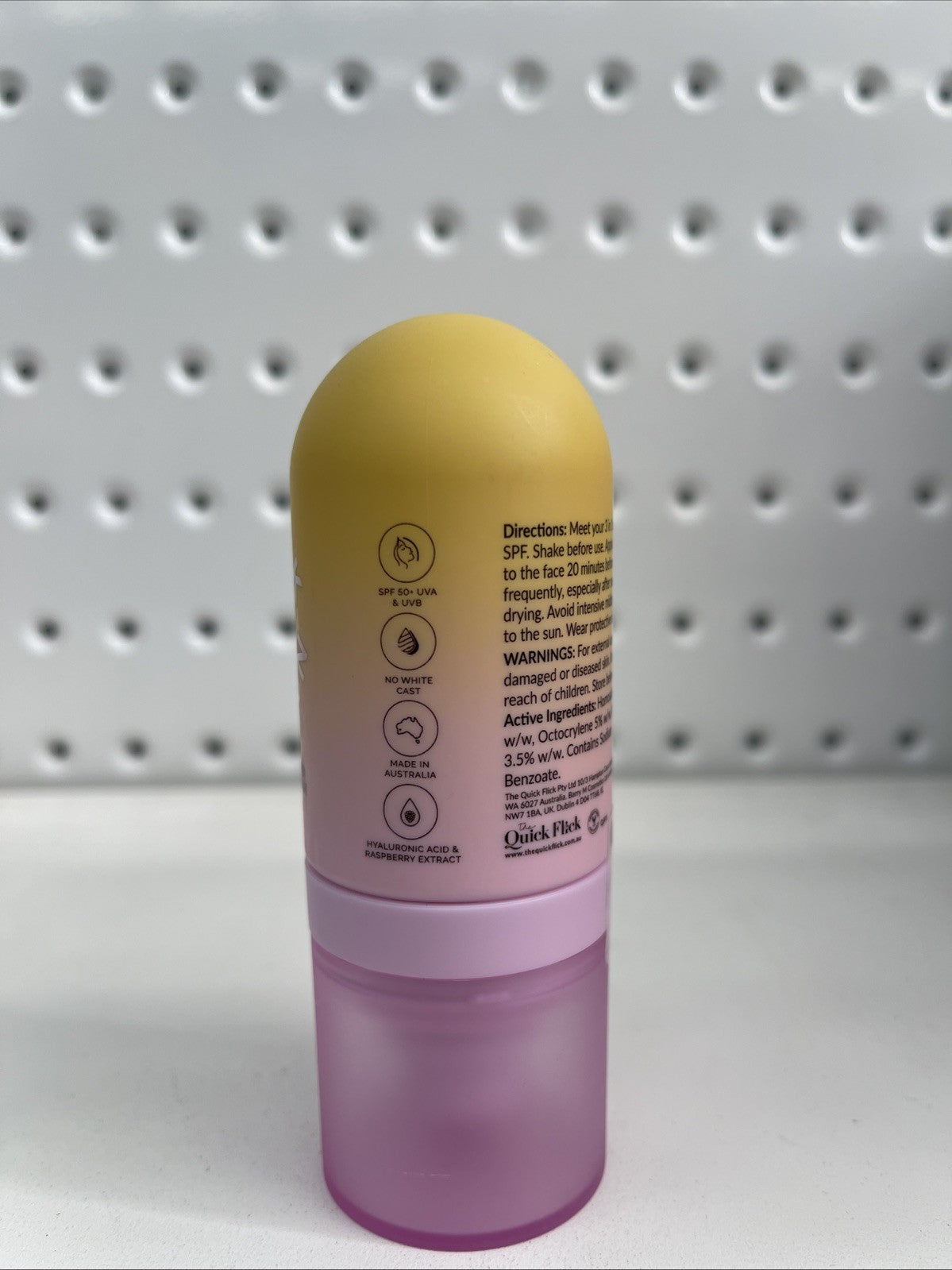 Quick Screen 3 in 1 SPF 50+ Primer Moisturiser  Blue Light Defence  45ml Exp 925