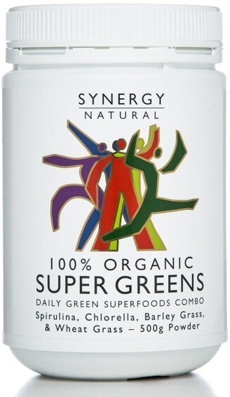Synergy Natural Super Greens Organic 500g  Free Shipping