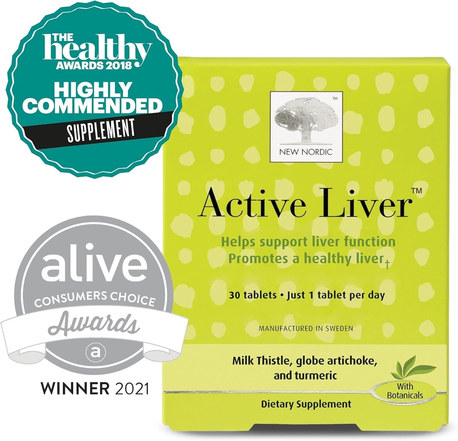 New Nordic Active Liver 30t  Free Shipping