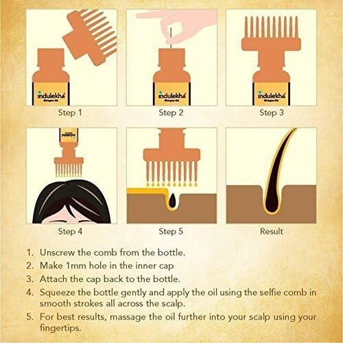 3 x Indulekha Bringha Complete Hair Care Oil 100ml (Pack of 3)