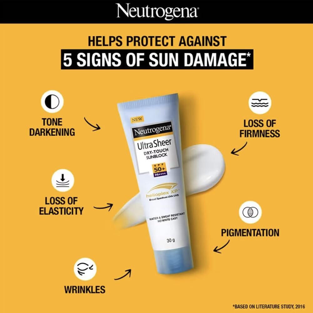 Neutrogena Ultra Sheer Sunscreen SPF 50+ | Broad Spectrum UVA/UVB