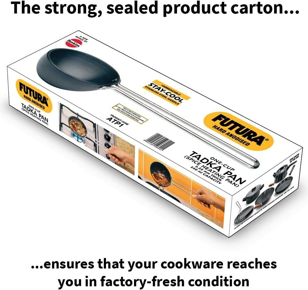 Futura Anodised Heating Pan, 1 Cup, Black  Free Shipping