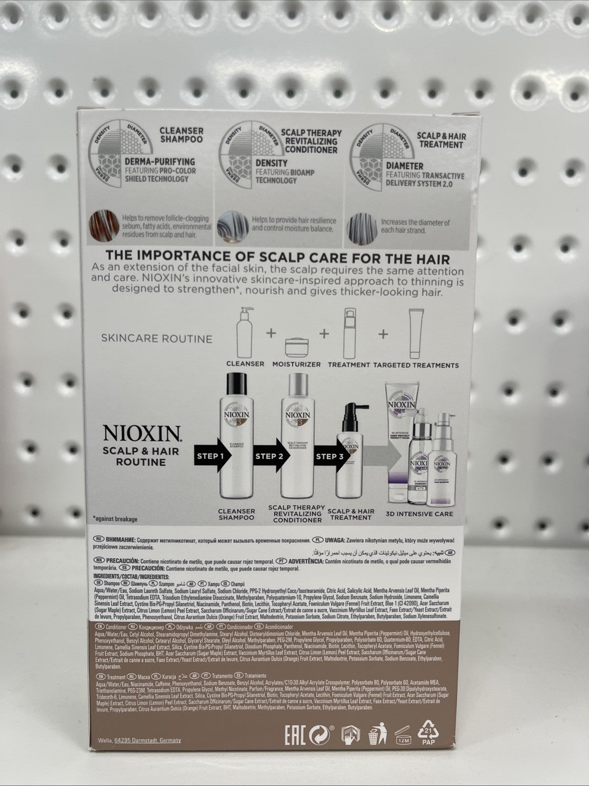 Nioxin System 3 Trial Kit for Coloured Hair with Light Thinning | AUS SELLER