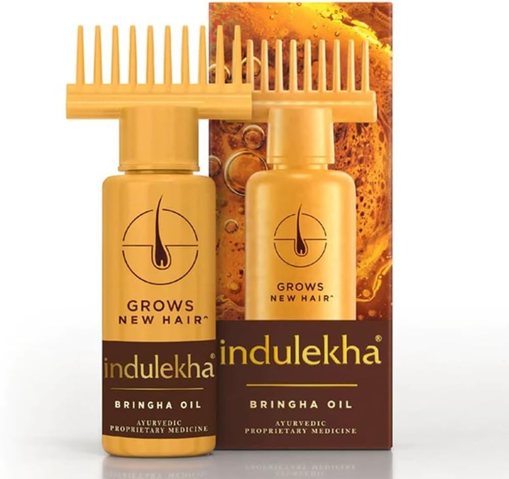 Indulekha Bringha Complete Hair Care Oil 100ml (Pack of 3)  Free Shipping