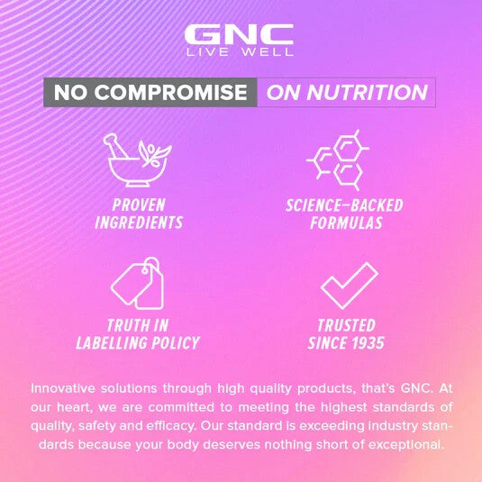 GNC Marine Collagen Powder Reduces Fine Lines & Wrinkles For Youthful Skin 200g 