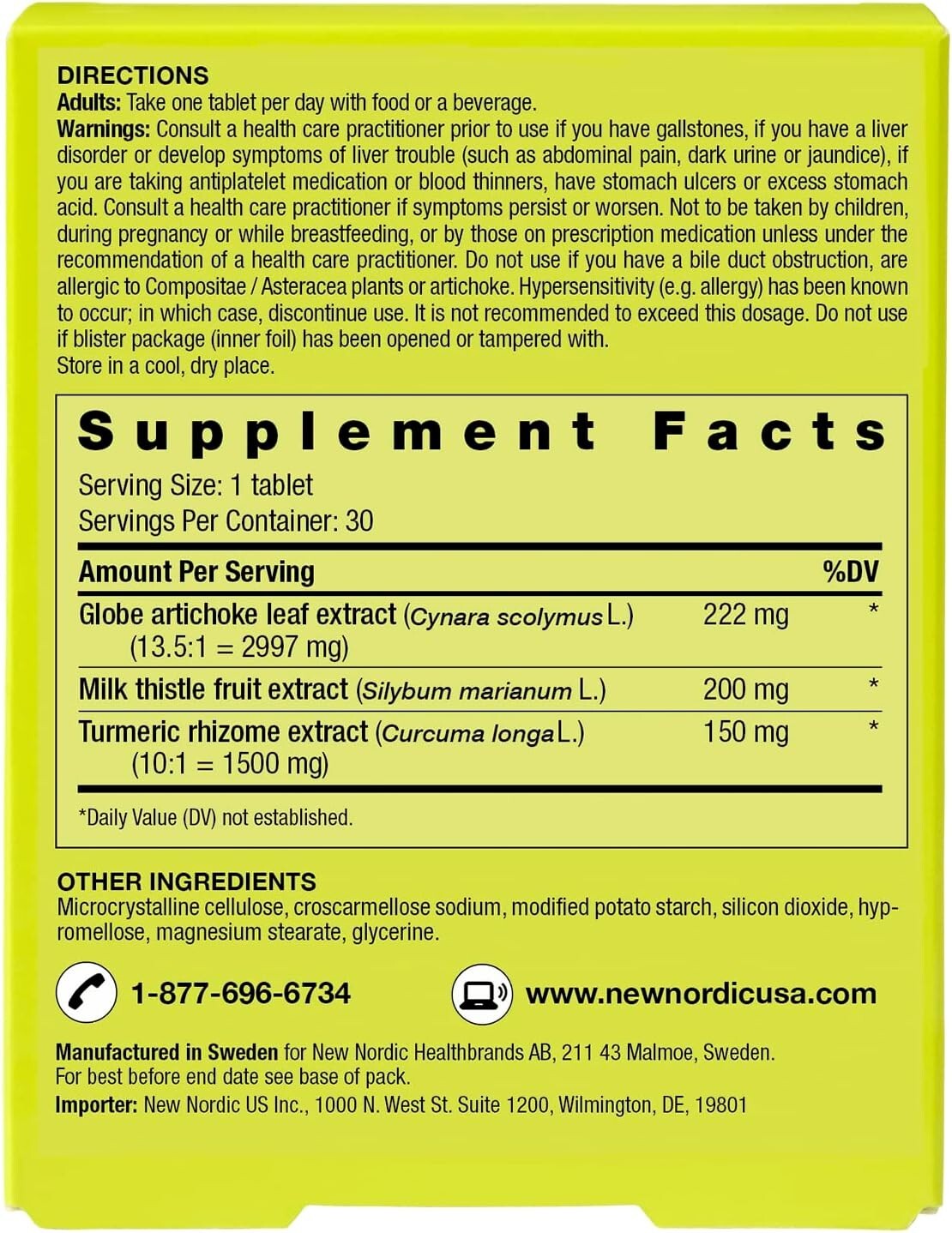 New Nordic Active Liver 30t  Free Shipping