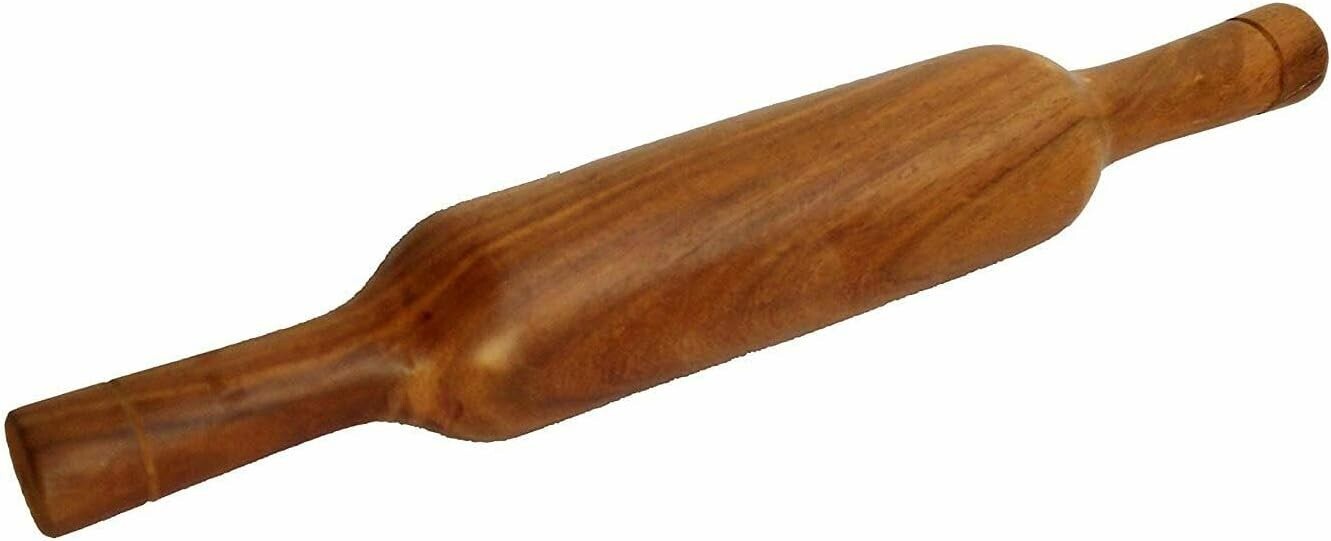 Garden Of Arts Handcrafted Wooden Rolling Pin, Wooden Belan, Wooden Belna