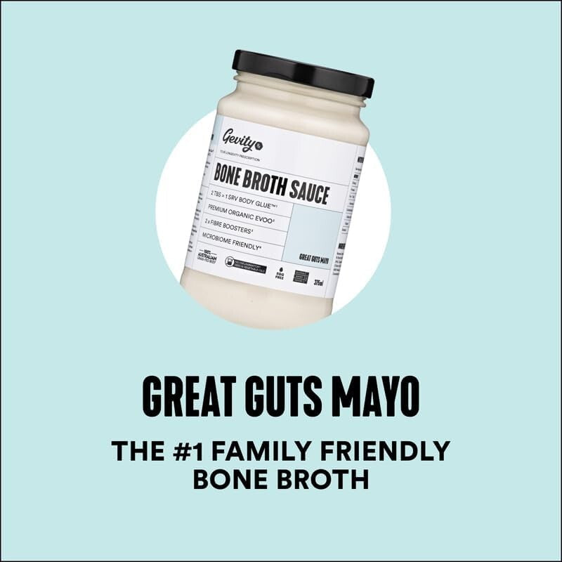 Gevity Rx Bone Broth Total Tummy Mayo 375ml  Free Shipping