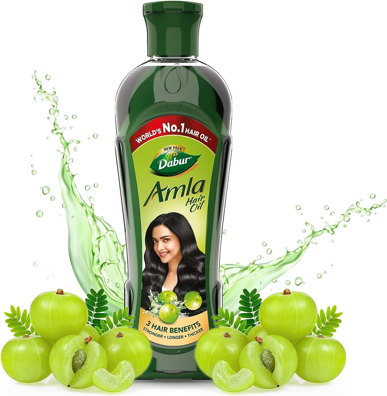 Dabur Amla Hair Oil 325ml - Herbal gooseberry oil Indian Fast Hair Growth-Shine