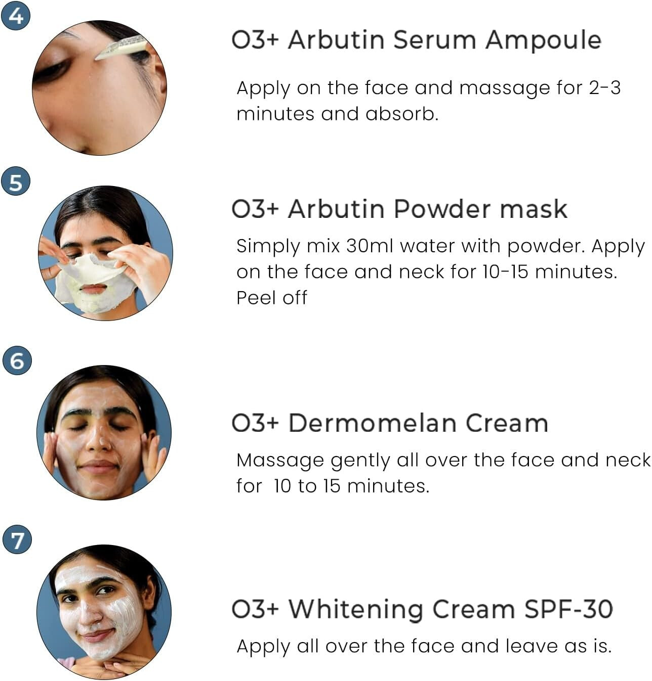 O3+ Shine & Glow Mono Dose Kit for Brightening, Whitening & Even Skin Tone (38g)