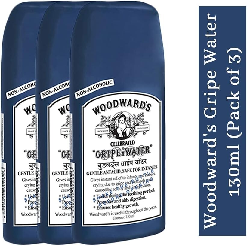 Woodward'S Gripe Water 130Ml (Pack of 3)  Free Shipping