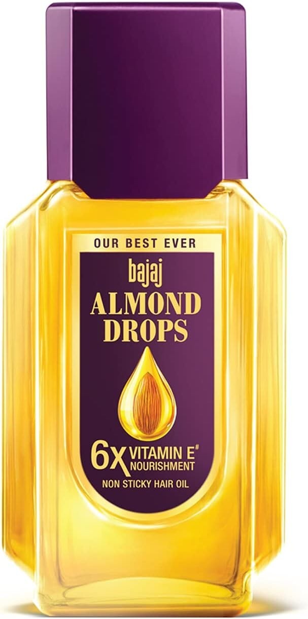 Bajaj Almond Drops Hair Oil, 100 Ml  Free Shipping