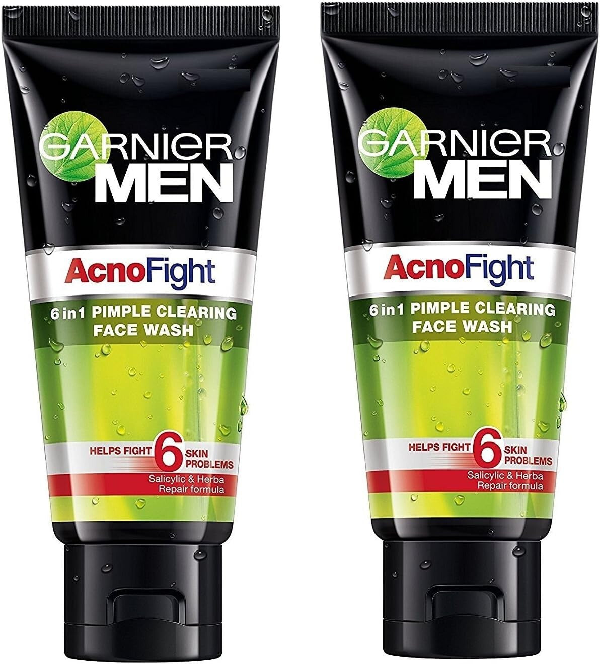 Garnier Men's Acno Fight Face Wash - 100ml (Pack Of 2)  Free Shipping