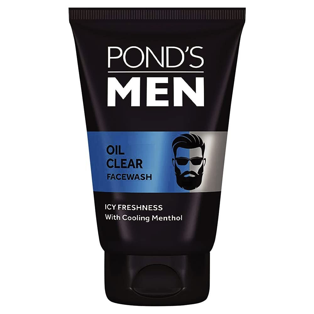 Pond's Men Oil Clear Facewash, 100 g  Free Shipping