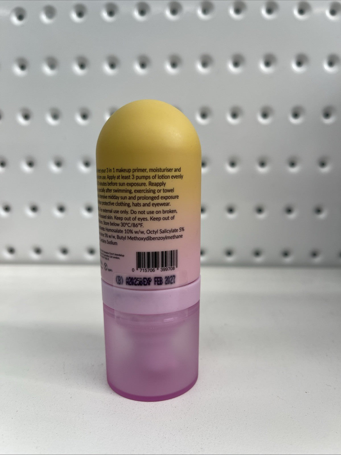 Quick Screen 3 in 1 SPF 50+ Primer Moisturiser  Blue Light Defence  45ml Exp 925