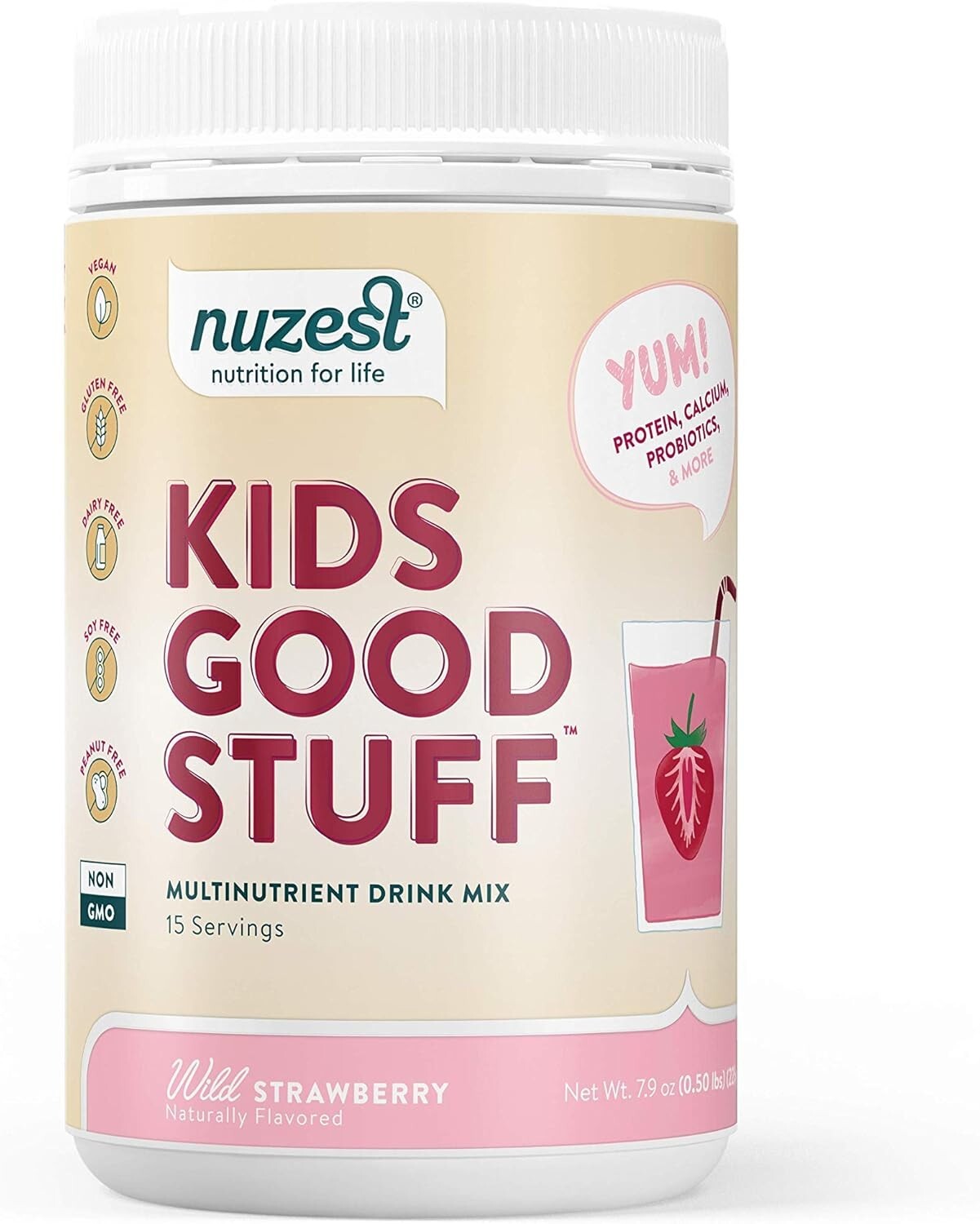 Nuzest Kids Good Stuff WildStrawberry 225g  Free Shipping