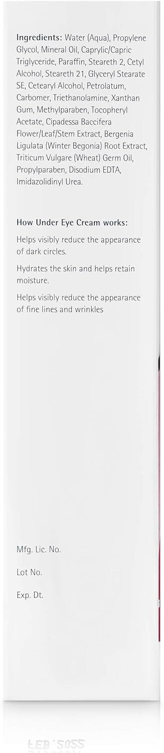 Himalaya Under Eye Cream, for Dark Circles Reduction, 15 ml  Free Shipping