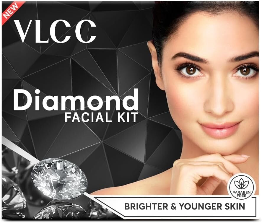 VLCC Diamond Facial Kit, 60 g  Free Shipping