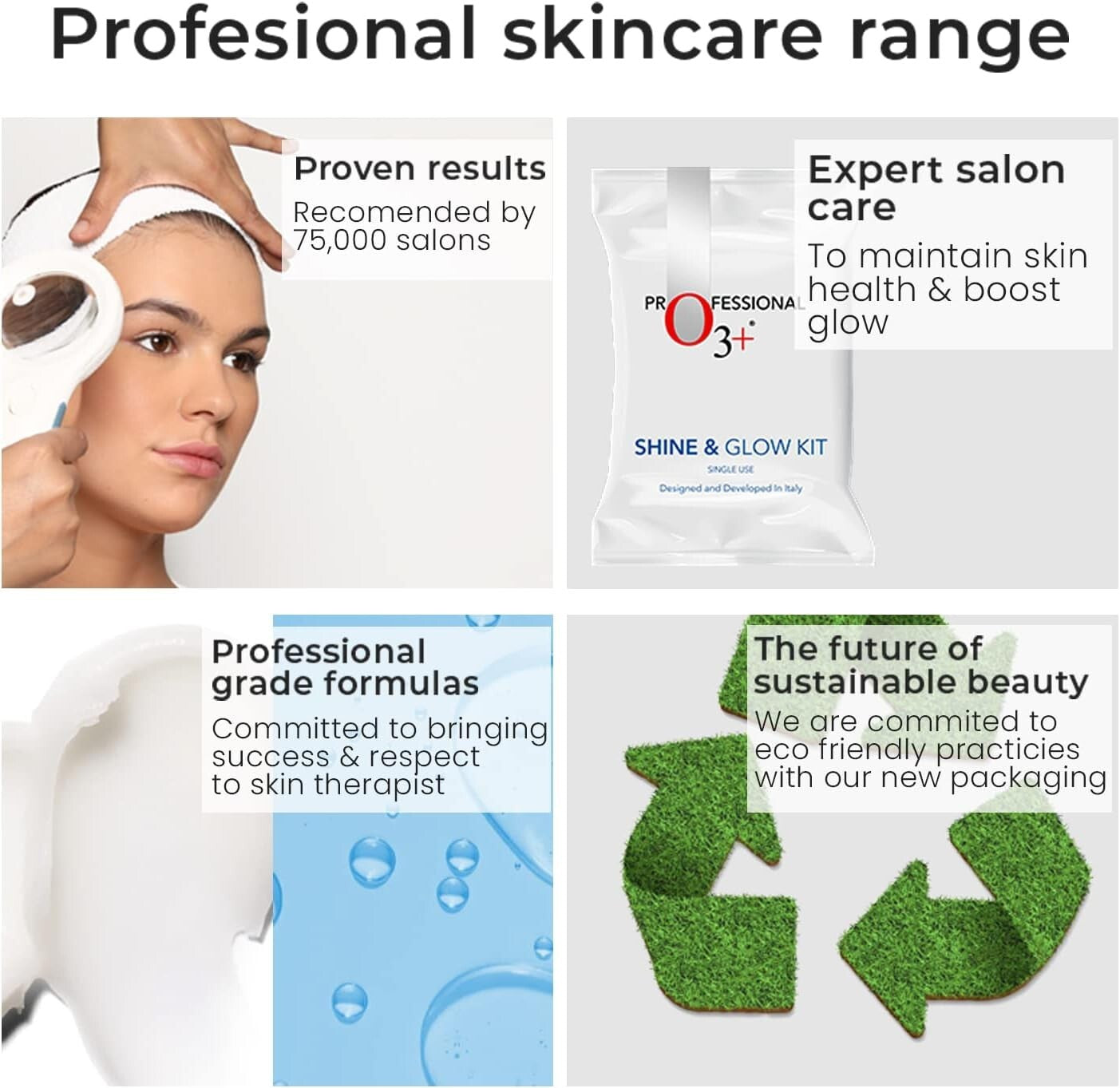 O3+ Shine & Glow Mono Dose Kit for Brightening, Whitening & Even Skin Tone (38g)